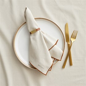 BITZ/Södahl Organic Stofserviet - 50x50 cm - Cream - 2 stk.
