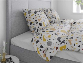 Nordic Home sengetøj 140x200 cm Terrazzo