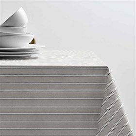 Södahl Tekstil Voksdug - Nordic stripe Beige  - Dug i metermål