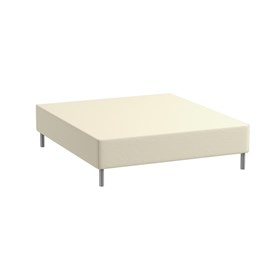 Boxlagen 180x200 cm - Ivory - Bomuldssatin - ProSleep