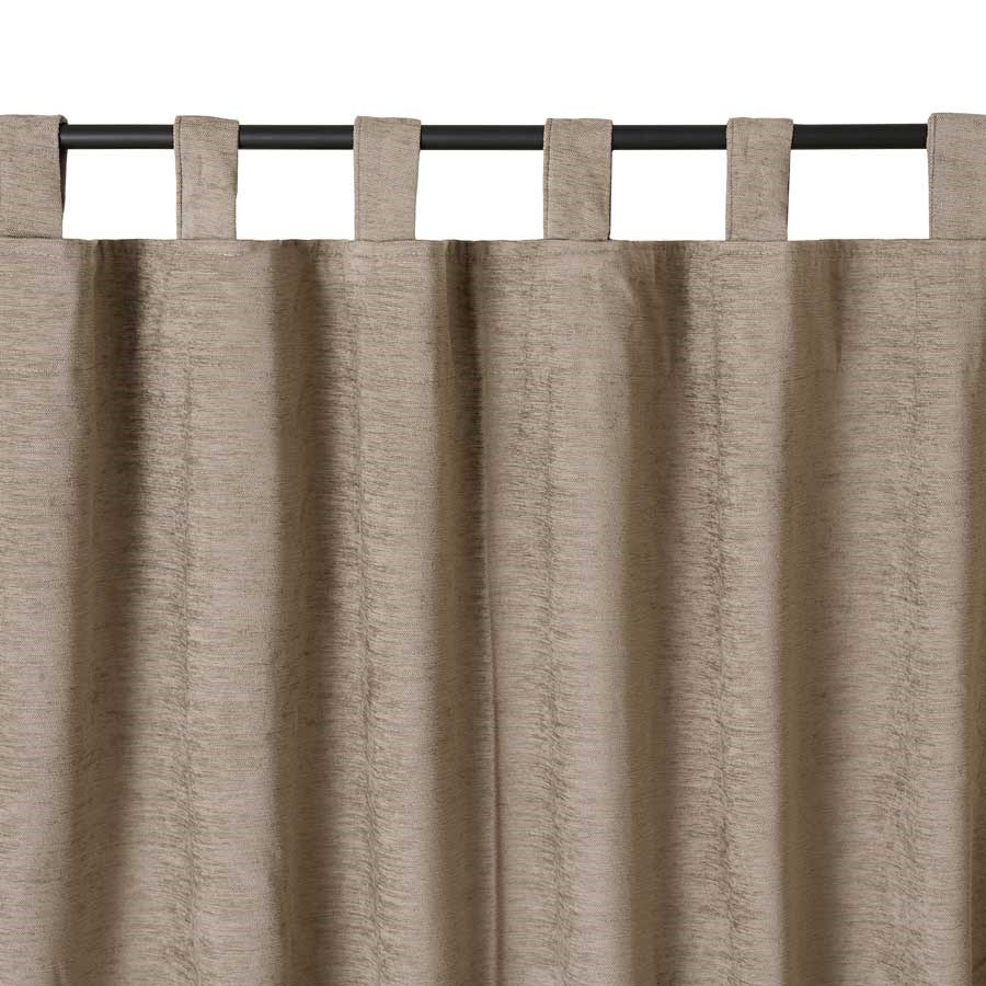Sprede klint Oprigtighed Færdigsyet gardin - Mørklægning Chenille - taupe