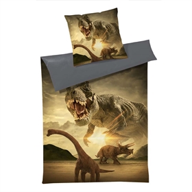 Dinosaur sengetøj 140x200 cm - Luna Denmark 