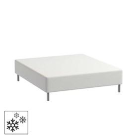 Boxlagen 90x200 cm - hvid - percale