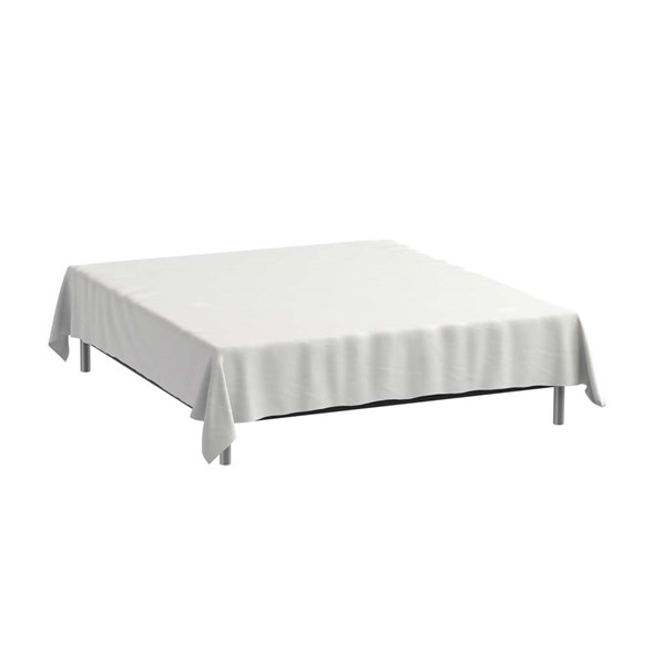 Glat lagen 240x260 cm - Hvid -  Egyptiskbomuld - ProSleep