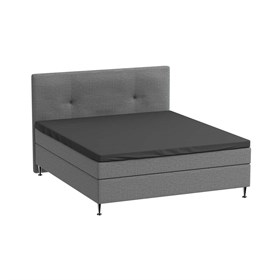Kuvertlagen 80x200 cm - sort - Bomuldssatin