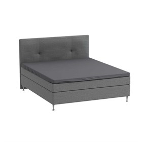 Kuvertlagen 90x200 cm - Anthrazite - Bomuldssatin - ProSleep