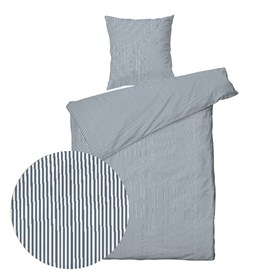Sengetøj bomuld - 240x220 cm - Nano Krepp Blå