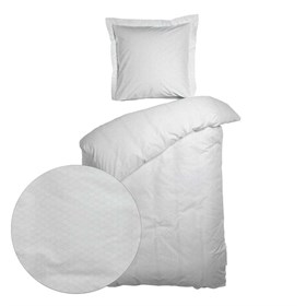 dobbelt sengetøj 200x220 - opal hvid