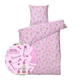 Junior sengetøj 100x140 cm - Prinsesse Slot - ProSleep Kids