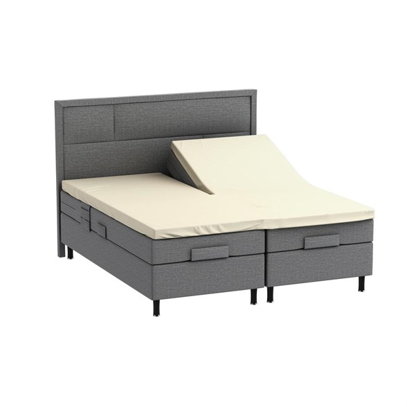 Kuvertlagen  U- Split 180x210 cm - Ivory - Bomuldssatin - ProSleep