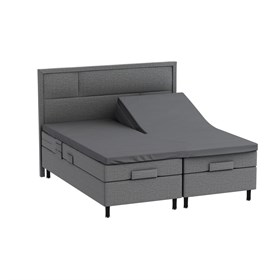 Kuvertlagen  U- Split 160x200 cm - Anthrazite - Bomuldssatin - ProSleep