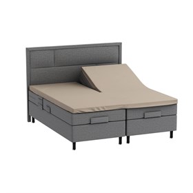 Kuvertlagen  U- Split 160x200 cm - Sand - Bomuldssatin - ProSleep