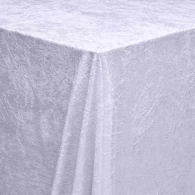 Nervøs velour duge - Hvid - 4 pakker - 12 meter