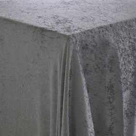 Nervøs velour duge - Sølv - 4 pakker - 12 meter