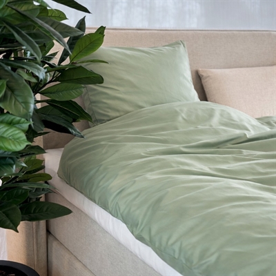Bambus sengetøj 140x200 cm - grøn - Luna Denmark