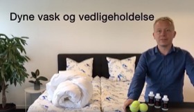 Vedligeholdelse og vask af dyne