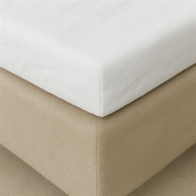 Kuvertlagen 100x200 cm - egyptisk bomuld - hvid - Norø