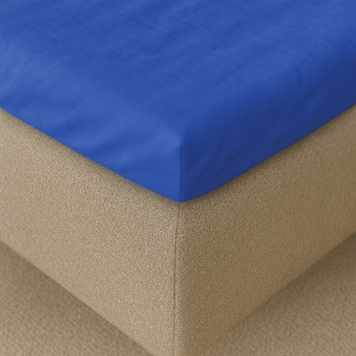 Kuvertlagen 140x200 cm - økologisk bomuldssatin - Soft feel - blå - ProSleep