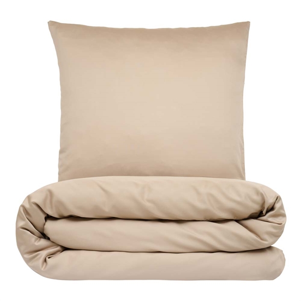 Sengetøj 140x220 cm - Bambus - taupe - NATURE by Luna Denmark