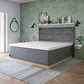 Kuvertlagen 90x200 cm - Bomuldssatin - hvid - Outlet