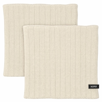 Karklude - creme - 2 stk. - Norø