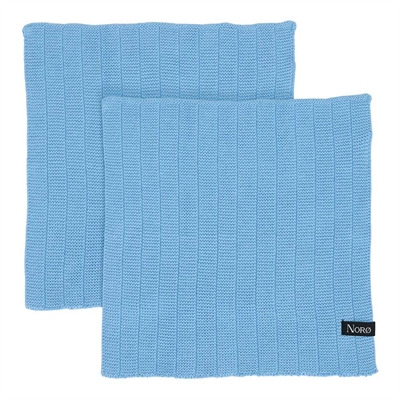 Karklude - lys blå- 2 stk. - Norø