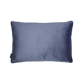 Velour sofapude 50x35 cm - Hilda - Støvet blå