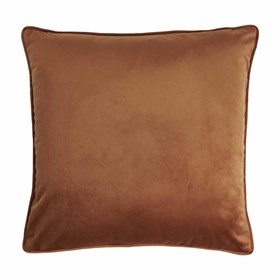 Velour sofapude 45x45 cm - Hilda - Rust
