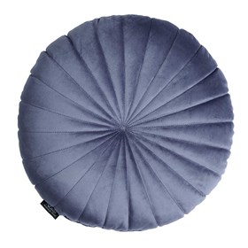 Velour sofapude Ø40 cm - Sibba - Støvet blå