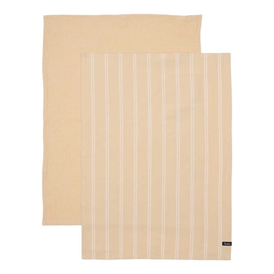 Viskestykker - creme - 2 stk. - Norø