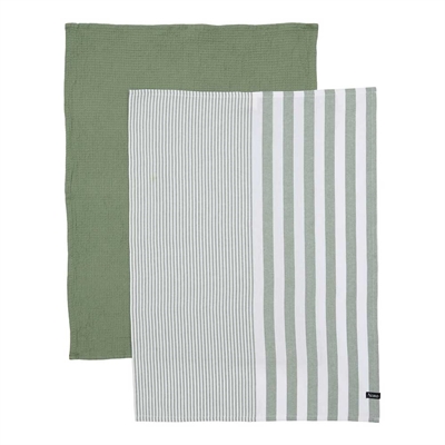 Norø viskestykker 2-pak grøn