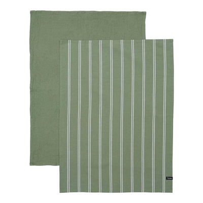 Viskestykke - grøn - 2 stk. - Norø