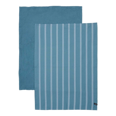 Norø viskestykker 2-pak blå