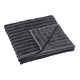 Bambus badehåndklæde 70x140 cm - Zero twist - grå - Prima