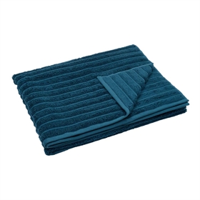 Bambus badelagen 100x150 cm - Zero twist - blå - Prima