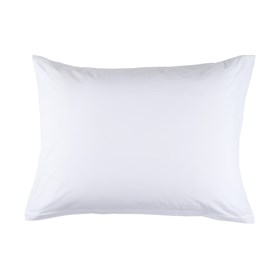 Pudebetræk 50x60 cm - hvid - Percale