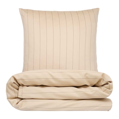 Sengetøj 200x200 cm - bomuldssatin - Sandvig - Ivory - Luna Denmark